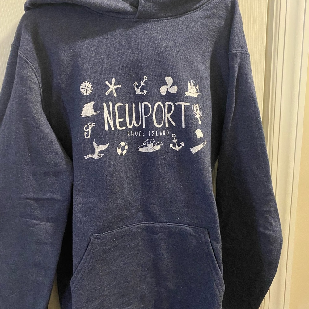 Hanes Kids Navy Blue Newport Hoodie